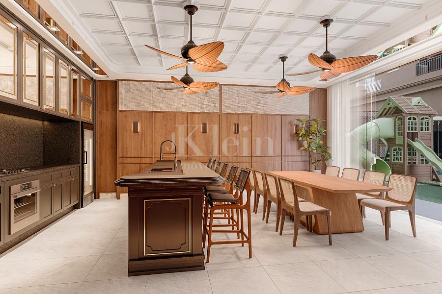 Espa�o gourmet torre B do Jardim Moli�re no Balne�rio Perequ� em Porto Belo