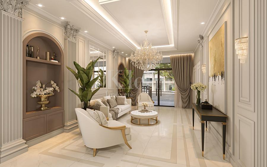 Hall de entrada do Jardim Moli�re no Balne�rio Perequ� em Porto Belo