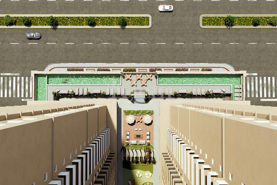 Lazer vista de cima do Jardim Moli�re no Balne�rio Perequ� em Porto Belo