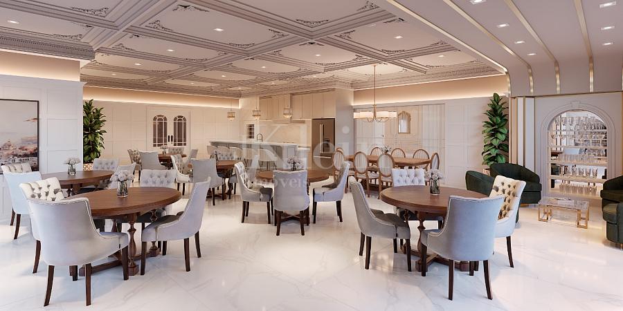 Sal�o de festas torre A do Jardim Moli�re no Balne�rio Perequ� em Porto Belo