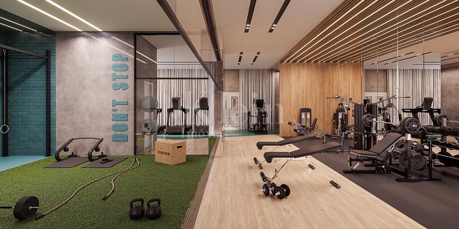 Academia no Edif�cio La Rocca em Itapema | Centro