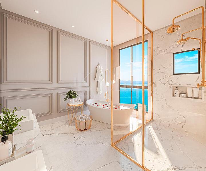 Banheira da Penthouse � venda no Edificio La Rocca em Itapema | Centro
