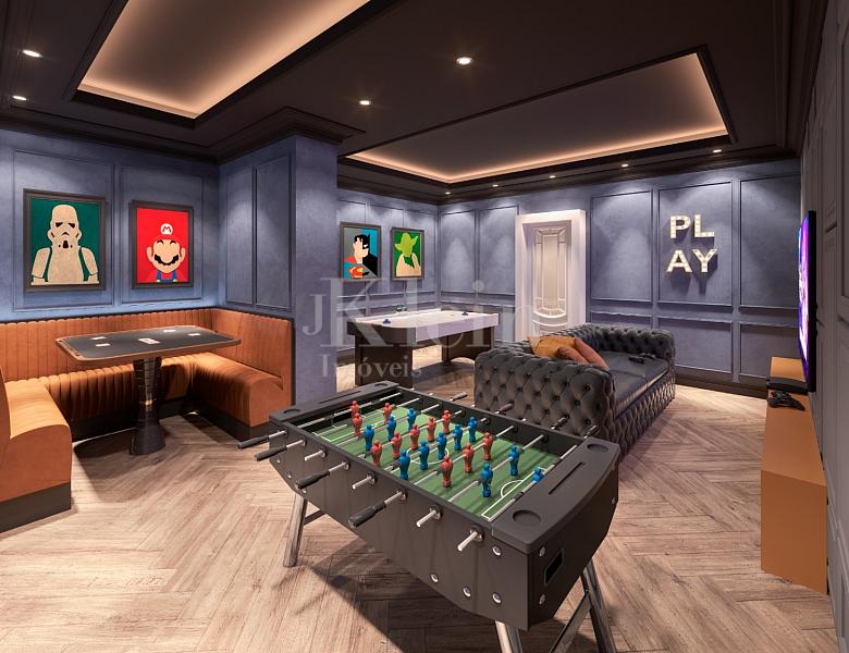 Game room do Edif�cio Le Jardin em Itapema | Centro