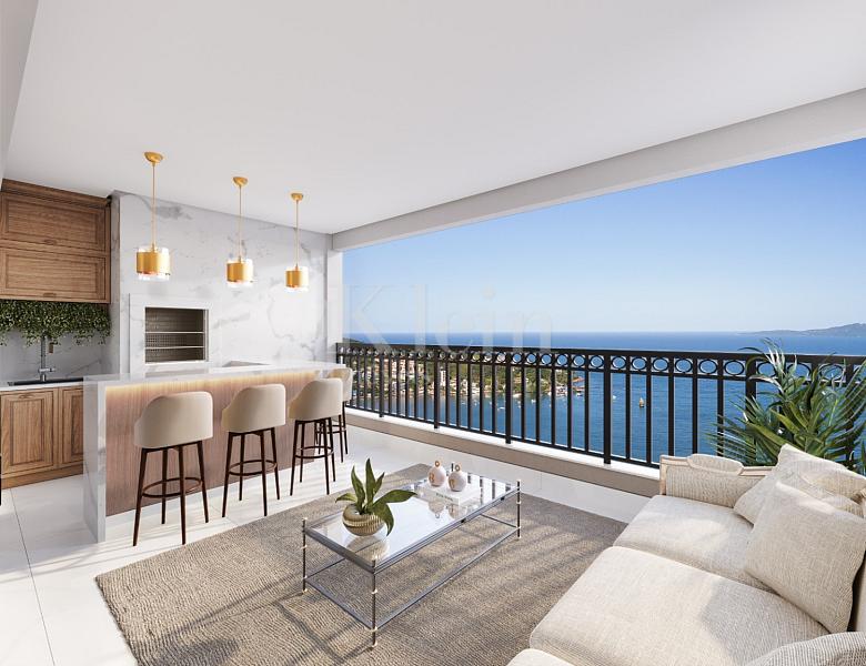 Sacada do apartamento tipo 2 � venda no Edif�cio Le Jardin em Itapema | Centro