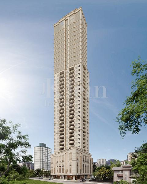 Fachada do Maison Ladur�e no Centro em Itapema