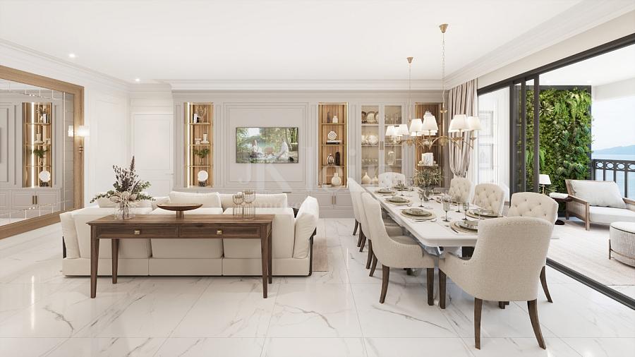 Living tipo 01 do apartamento � venda no Maison Ladur�e no Centro em Itapema