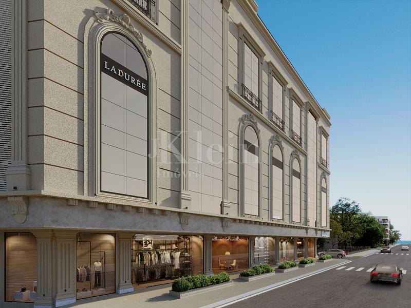 Fachada do embasamento do Maison Ladur�e no Centro em Itapema