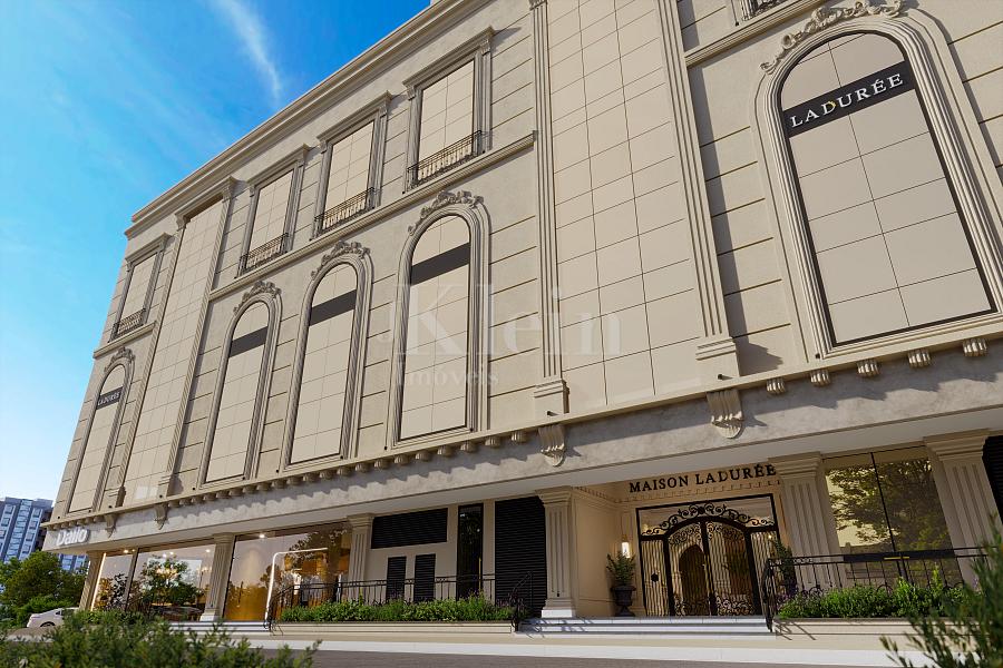 Fachada do embasamento do Maison Ladur�e no Centro em Itapema