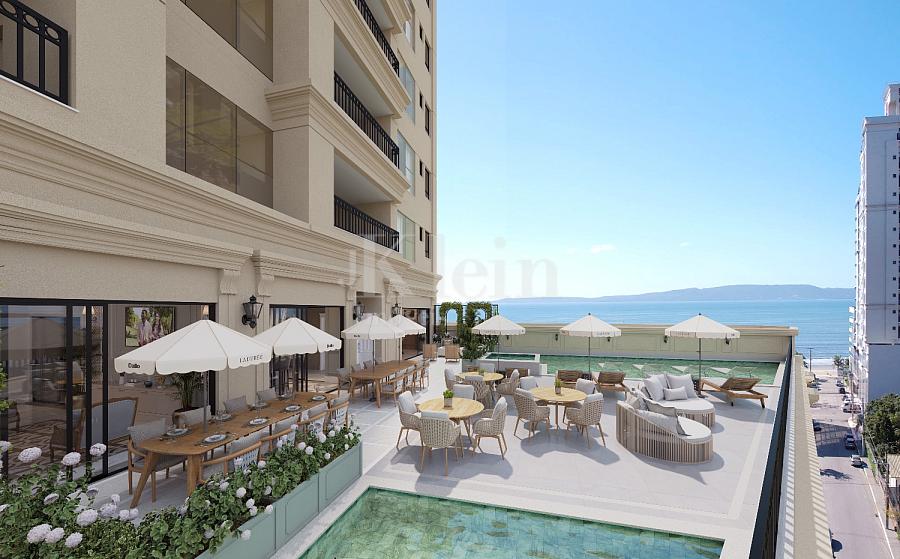 Piscina do Maison Ladur�e no Centro em Itapema