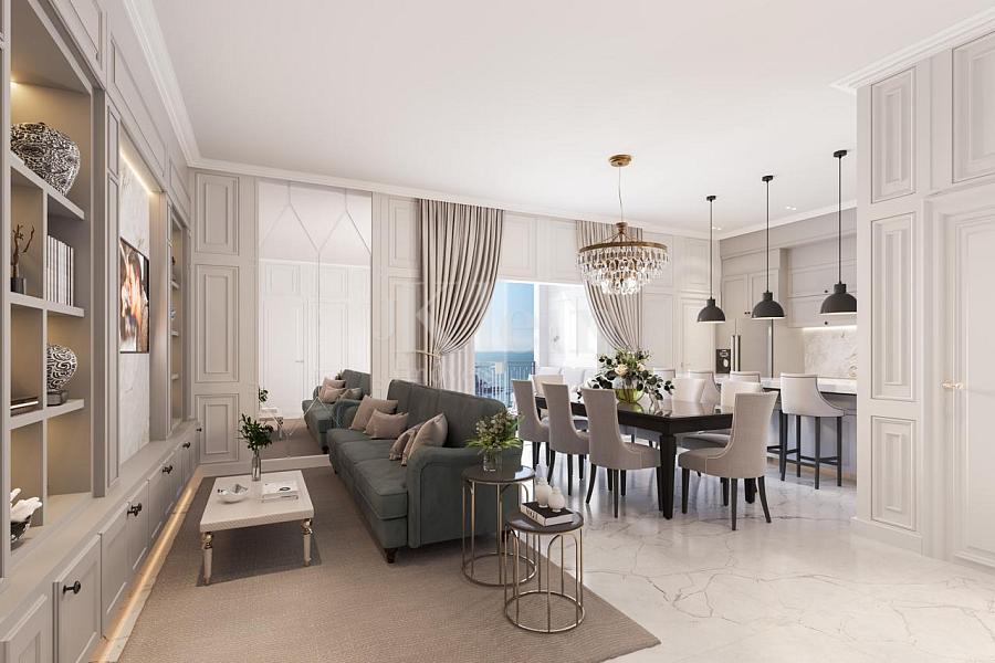 Living tipo 2 do apartamento � venda no Montreux em Itapema | Centro