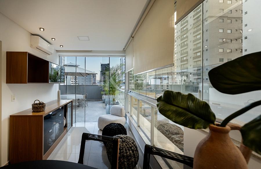 Sacada do apartamento � venda no Edif�cio Sublime Residence em Meia Praia | Itapema