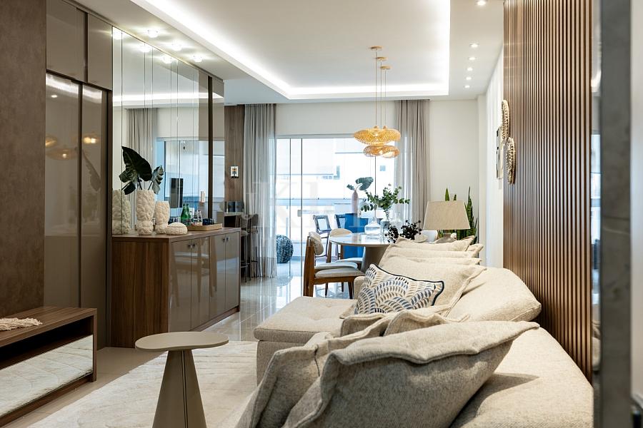 Sof� do apartamento � venda no Edif�cio Sublime Residence em Meia Praia | Itapema