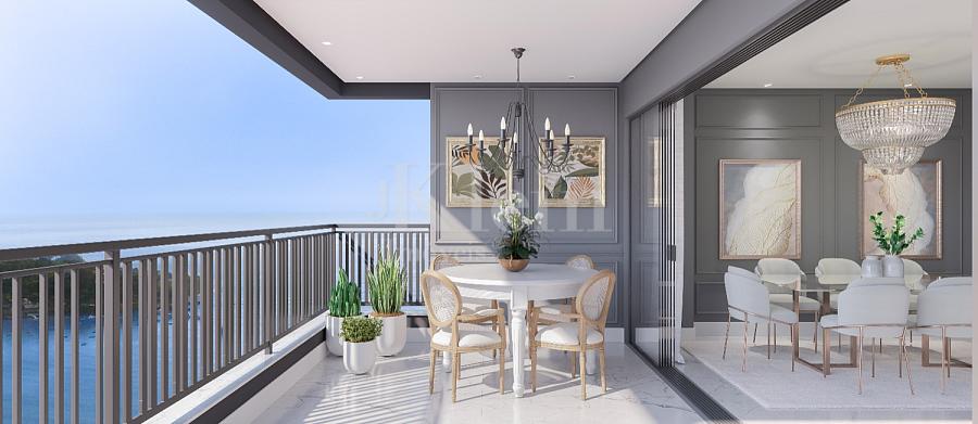 Sacada tipo 03 do apartamento � venda no Sweden no Centro em Itapema