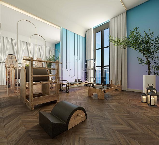 �rea de pilates do Sweden no Centro em Itapema