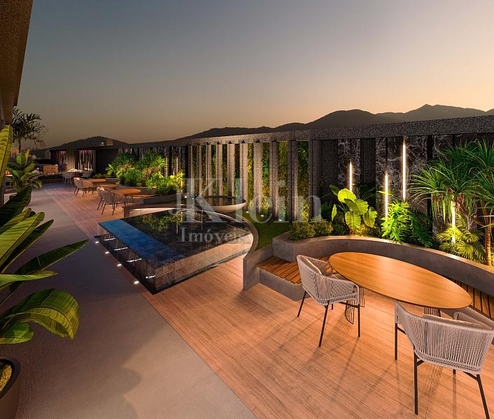 Terra�o do lazer do Sweden no Centro em Itapema