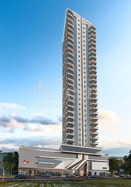 Fachada ampla do Serenity em Meia Praia | Itapema