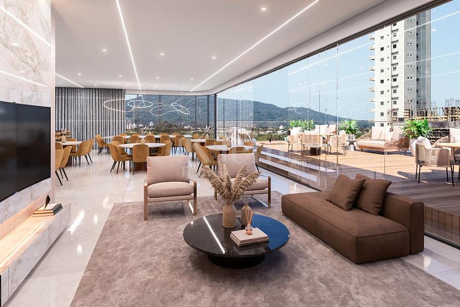 Sal�o de festas do Serenity em Meia Praia | Itapema