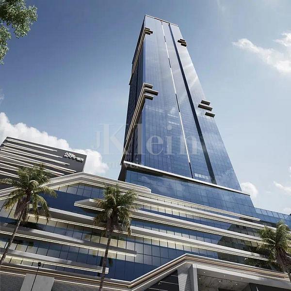 Fachada vidro do Accendis Home Living em Itapema | Centro