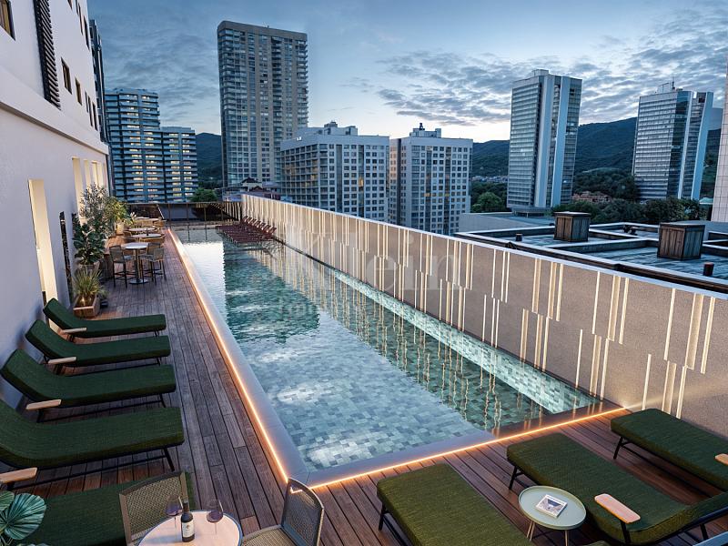 Piscina do Accendis Home Living em Itapema | Centro