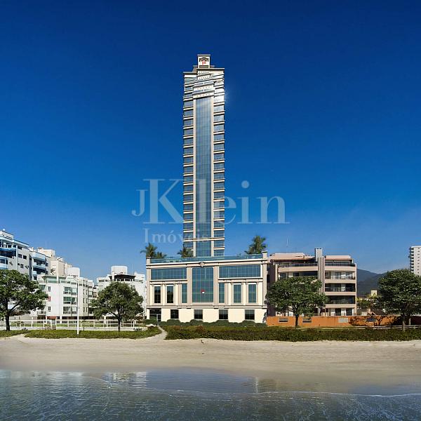 Fachada mar edif�cio Lumi�re Residence em Itapema | Meia Praia