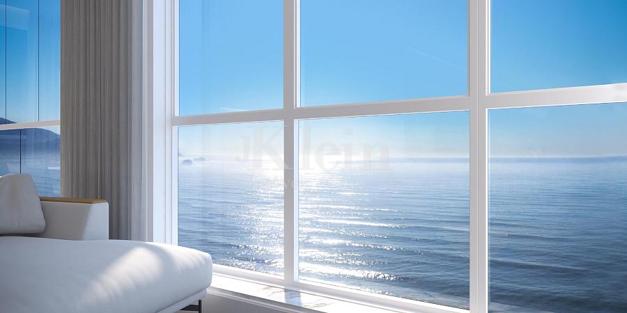 Vista da su�te edif�cio Lumi�re Residence em Itapema | Meia Praia