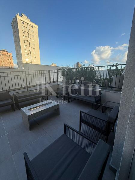 Fire place do Di Maria Residencial no Morretes em Itapema