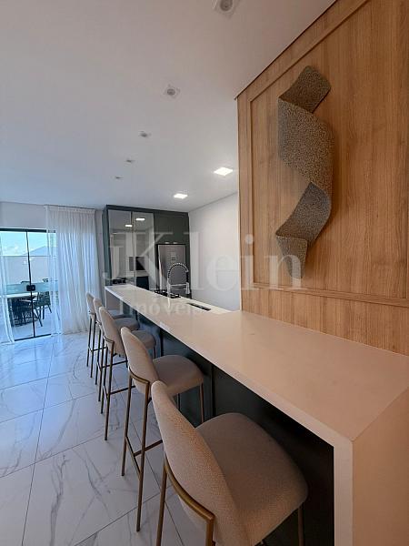 Sal�o de festas do Di Maria Residencial no Morretes em Itapema