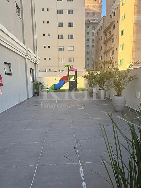 Terra�o do lazer do Di Maria Residencial no Morretes em Itapema