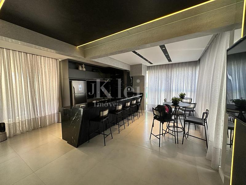 Sal�o de festas do Hamburgo Residence em Itapema