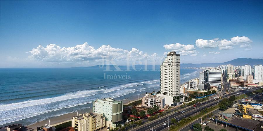 Fachada mar edif�cio Lumi�re Residence em Itapema | Meia Praia