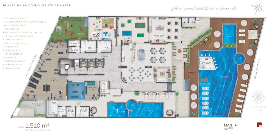 Plantas lazer lumi�re Residence