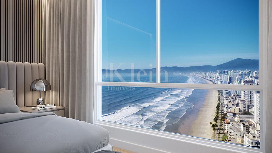 Su�te master do edif�cio Lumi�re Residence em Itapema | Meia Praia