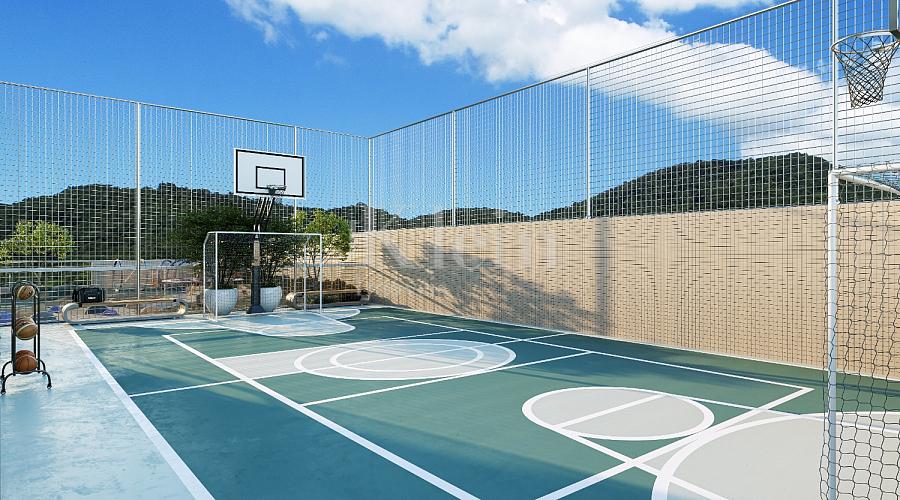 Quadra do Edif�cio Meridian Tower em Itapema | Centro