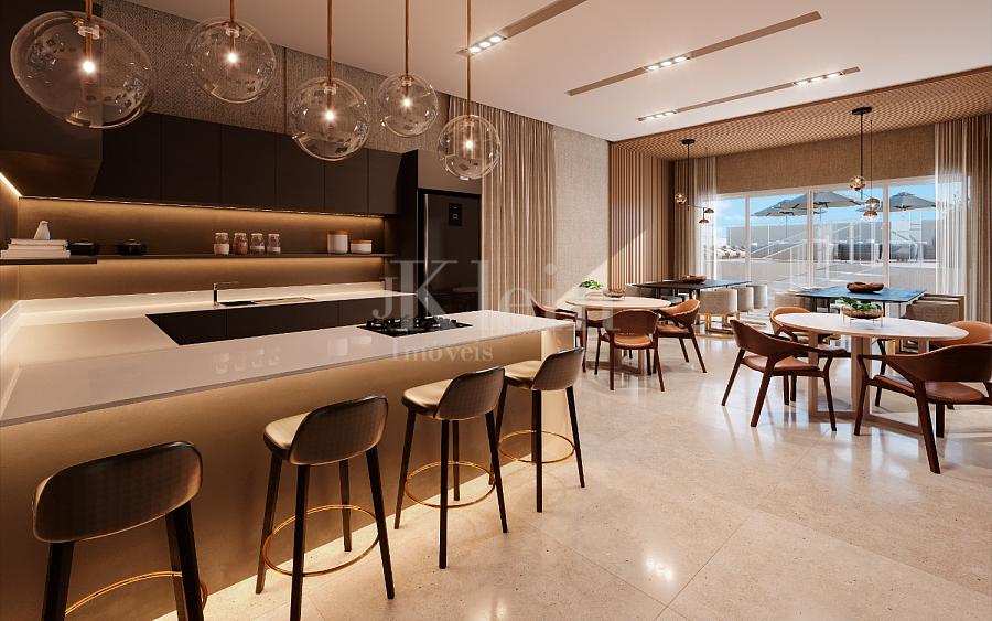 Sal�o de festas do Edif�cio Meridian Tower em Itapema | Centro