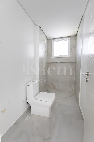 Banheiro da su�te do apartamento no Le Blanc Brava Residence na Praia Brava em Itaja�