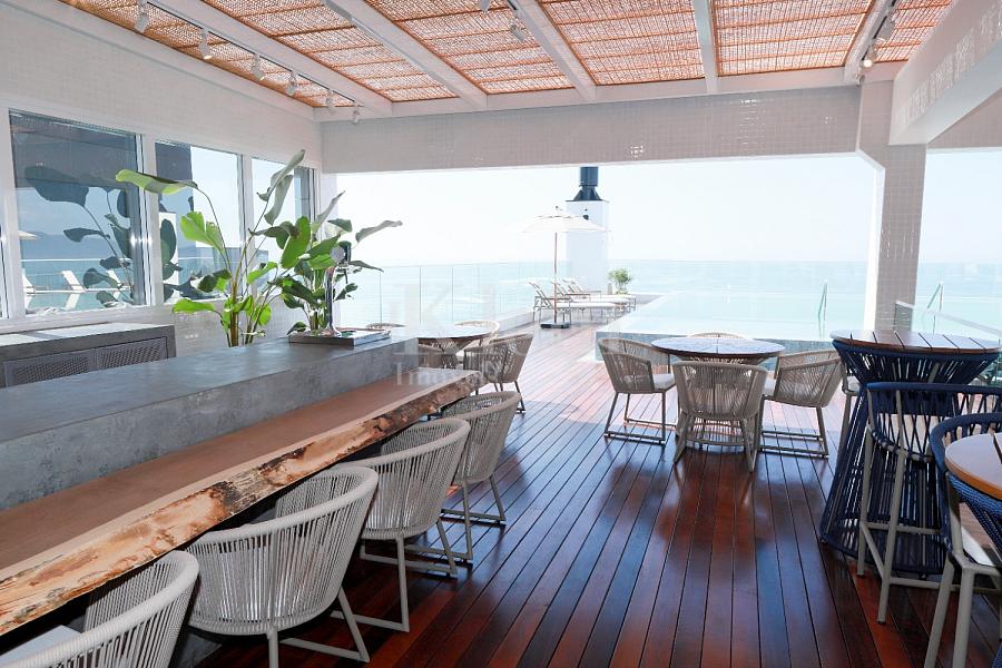 Espa�o gourmet no Le Blanc Brava Residence na Praia Brava em Itaja�