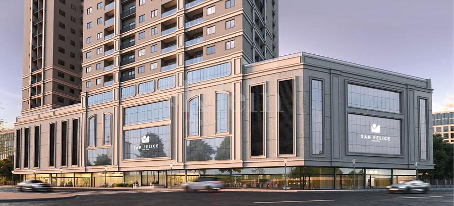 Fachada embasamento do San Felice Home Clubem Itapema