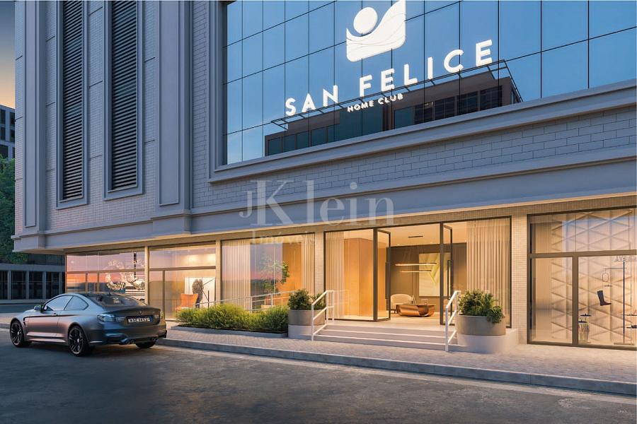 Fachada principal do San Felice Home Clubem Itapema