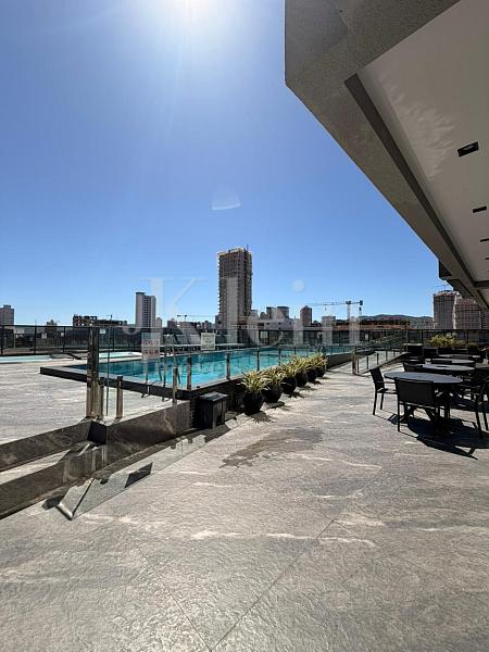 Piscina no Edif�cio Portland Park Residenceem Porto Belo