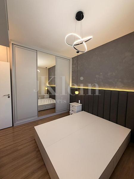 Su�te do apartamento no Edif�cio Portland Park Residenceem Porto Belo