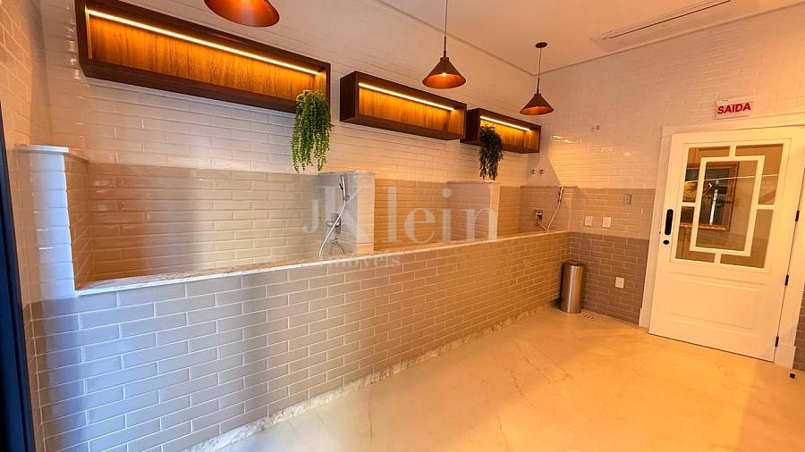 Lavatorio do Maison Lafayette Dallo na Meia Praia em Itapema