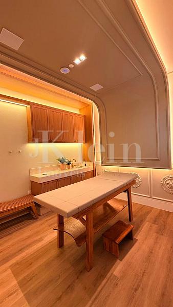 Sala de massagem do Maison Lafayette Dallo na Meia Praia em Itapema