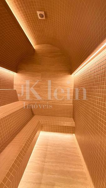 Sauna do Maison Lafayette Dallo na Meia Praia em Itapema