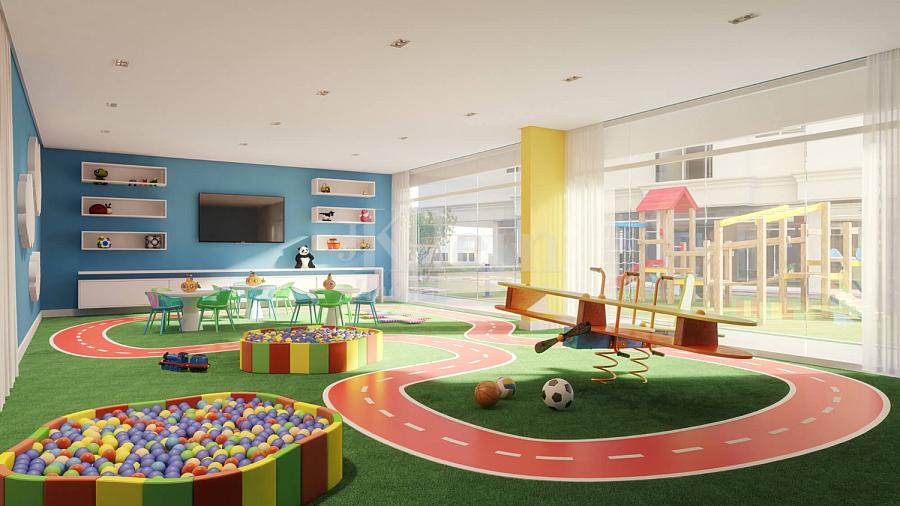 Brinquedoteca no Blue View Residence no Morretes em Itapema