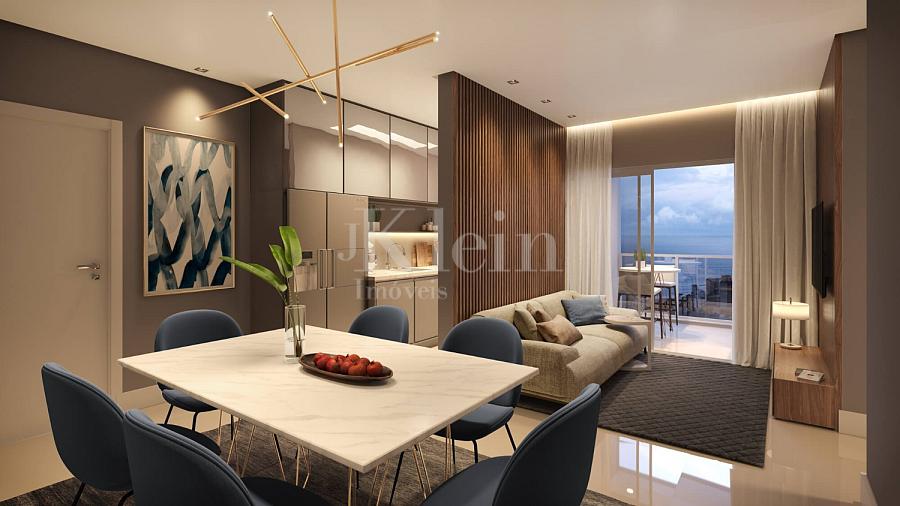 Living do apartamento � venda no Blue View Residence no Morretes em Itapema