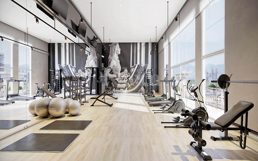 Academia do Algarve Residence na Meia Praia em Itapema