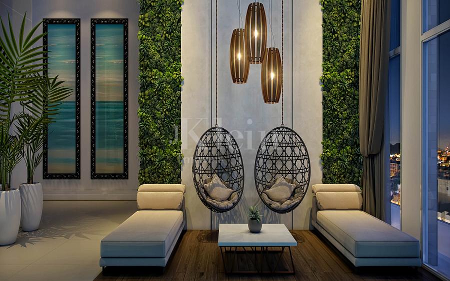 Espa�o de descanso do Algarve Residence na Meia Praia em Itapema