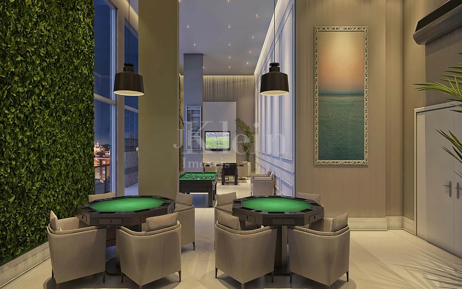 Sala de jogos do Algarve Residence na Meia Praia em Itapema