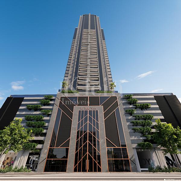Fachada do La Belle Verte no Centro em Itapema