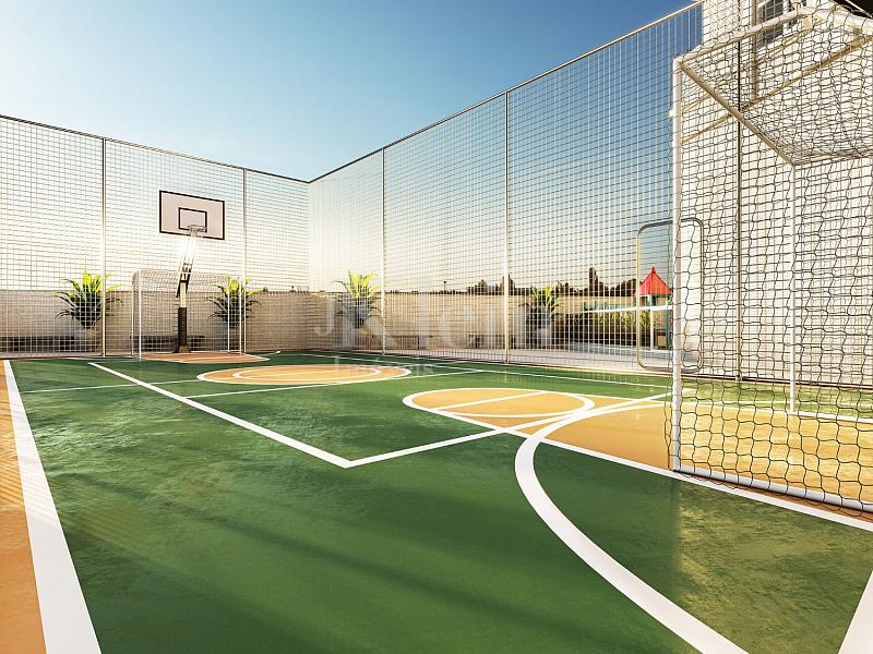 Quadra de esportes do Classic Home Club em Cambori�